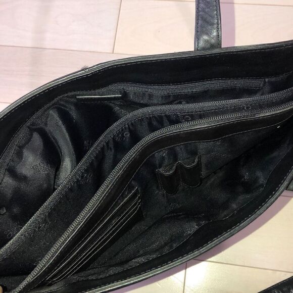 Enzo Angiolini Women's Minimalist Tote Bag Black One Size - Picture 4 of 5